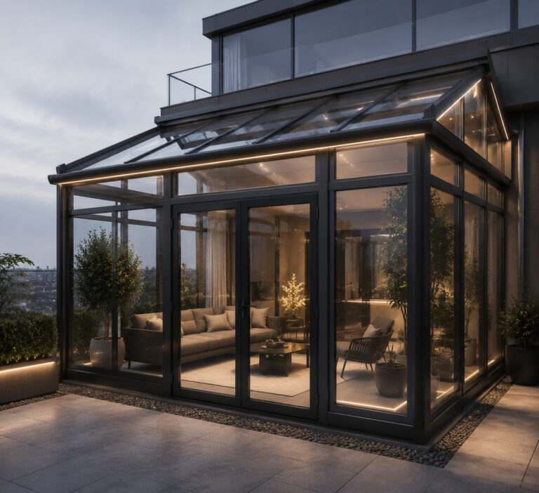 Bungalow rooftop sunroom project