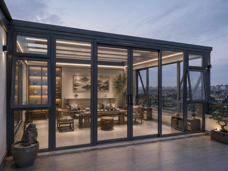 Modern Luxury Sunroom Residential Project (1)